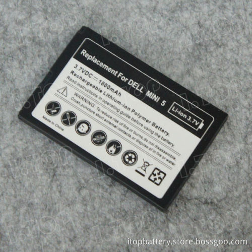 For Dell Mini 5 Rechargeable Li-ion Battery 1800mAh Wholesale Price